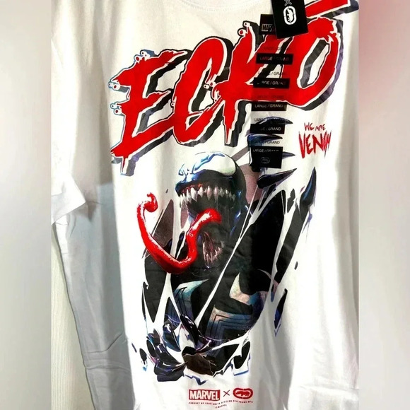 Marvel Other - Marvel x Ecko - Venom - Large  White T Shirt - BNWT 👽🖤🐜🕷️